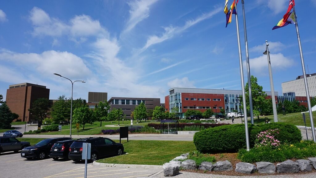University of Waterloo campus in Waterloo, Ontario, Canada