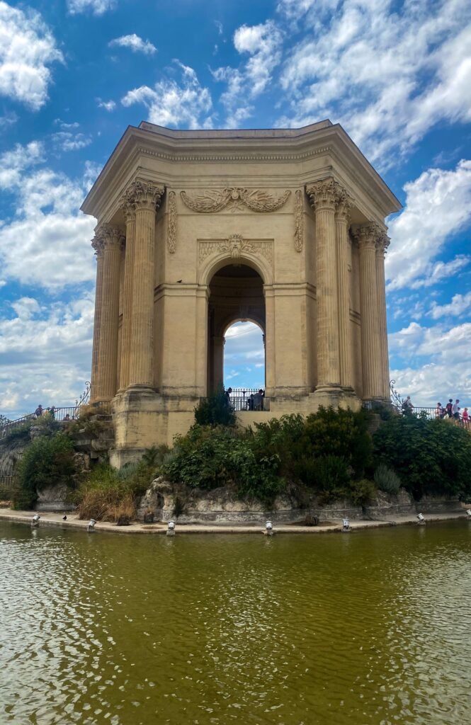 Historic Château d'Eau monument in Montpellier, France, representing the host city of Montpellier Paul-Valéry University Eiffel Scholarship 2027
